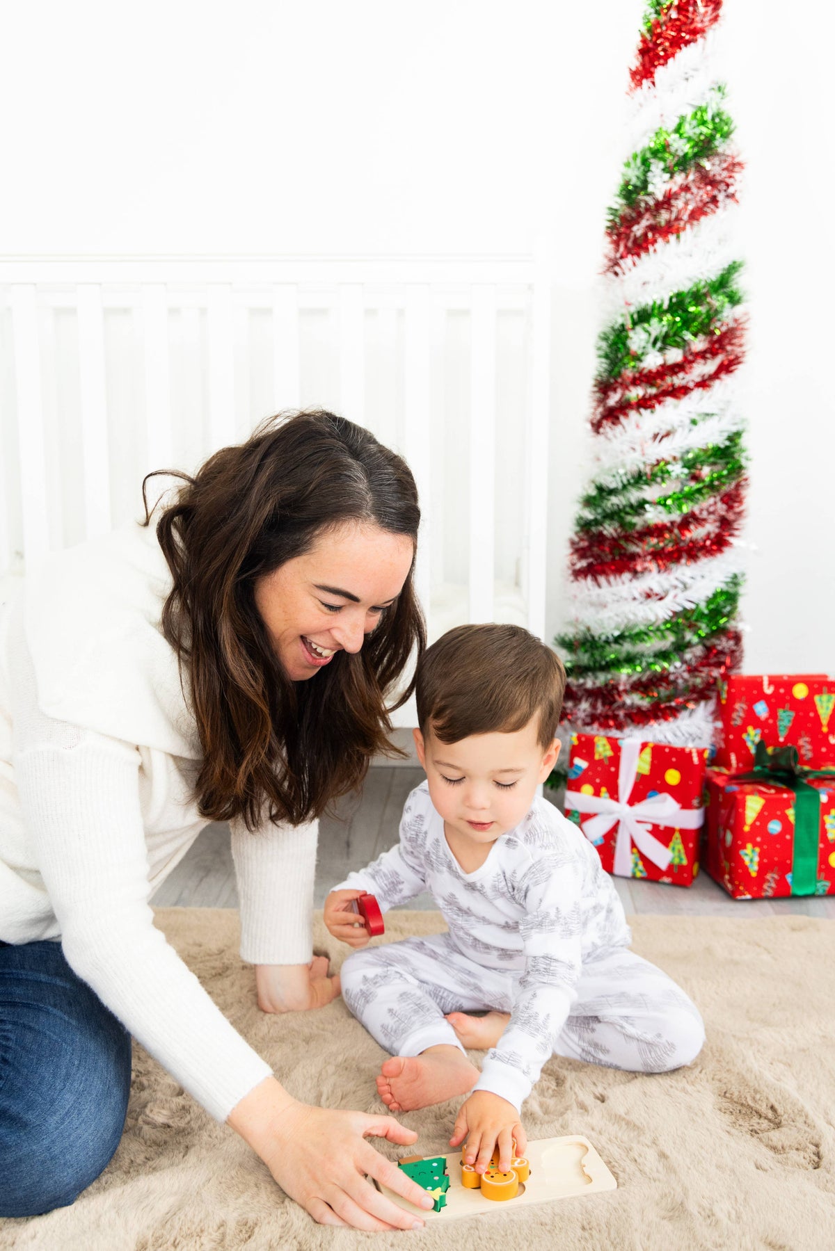 Wooden Christmas Holiday Puzzle