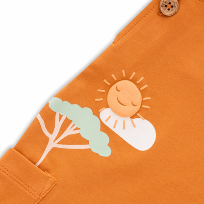 Safari Toddler T-Shirt & Dungaree Set