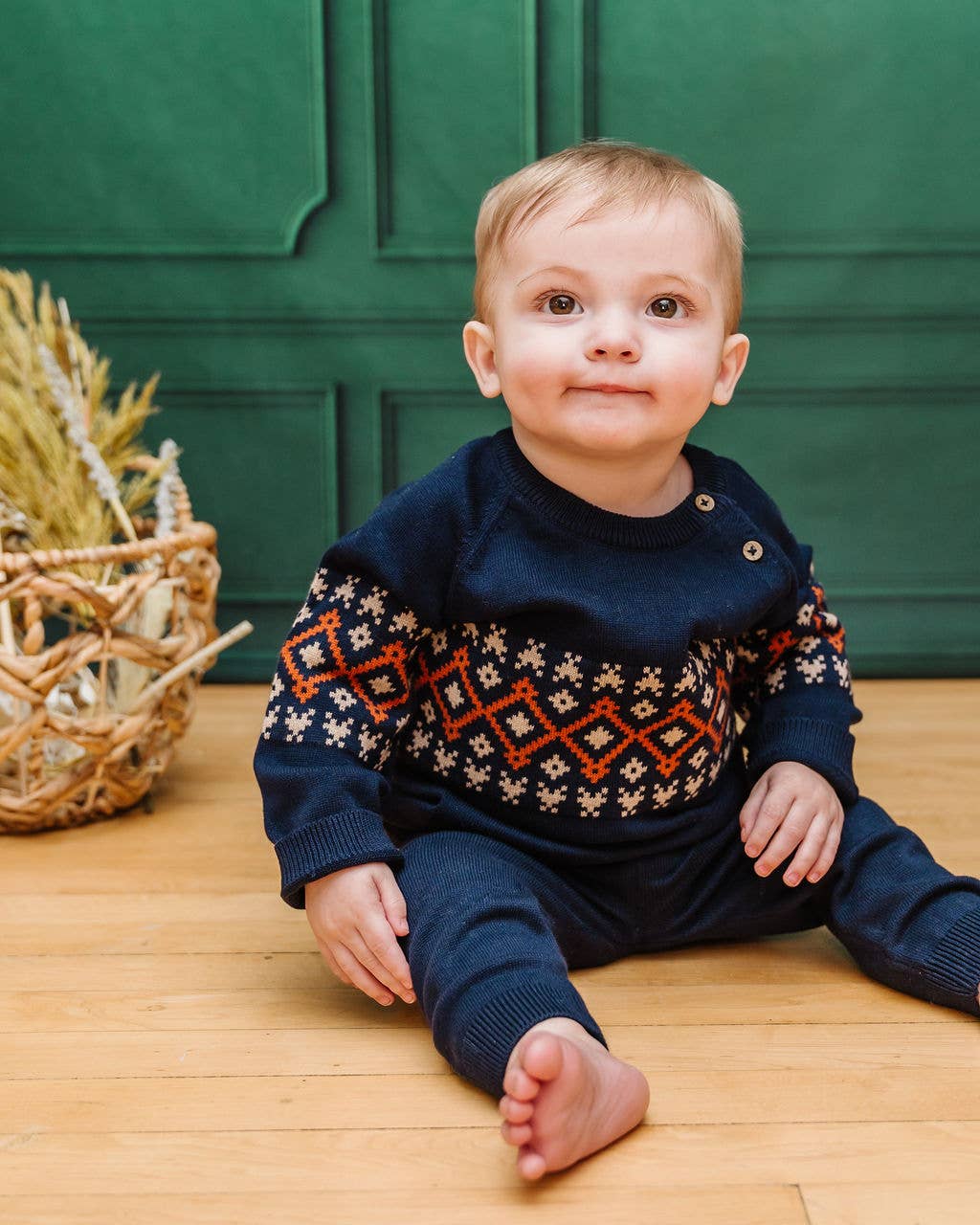Fair Isle Raglan Sweater