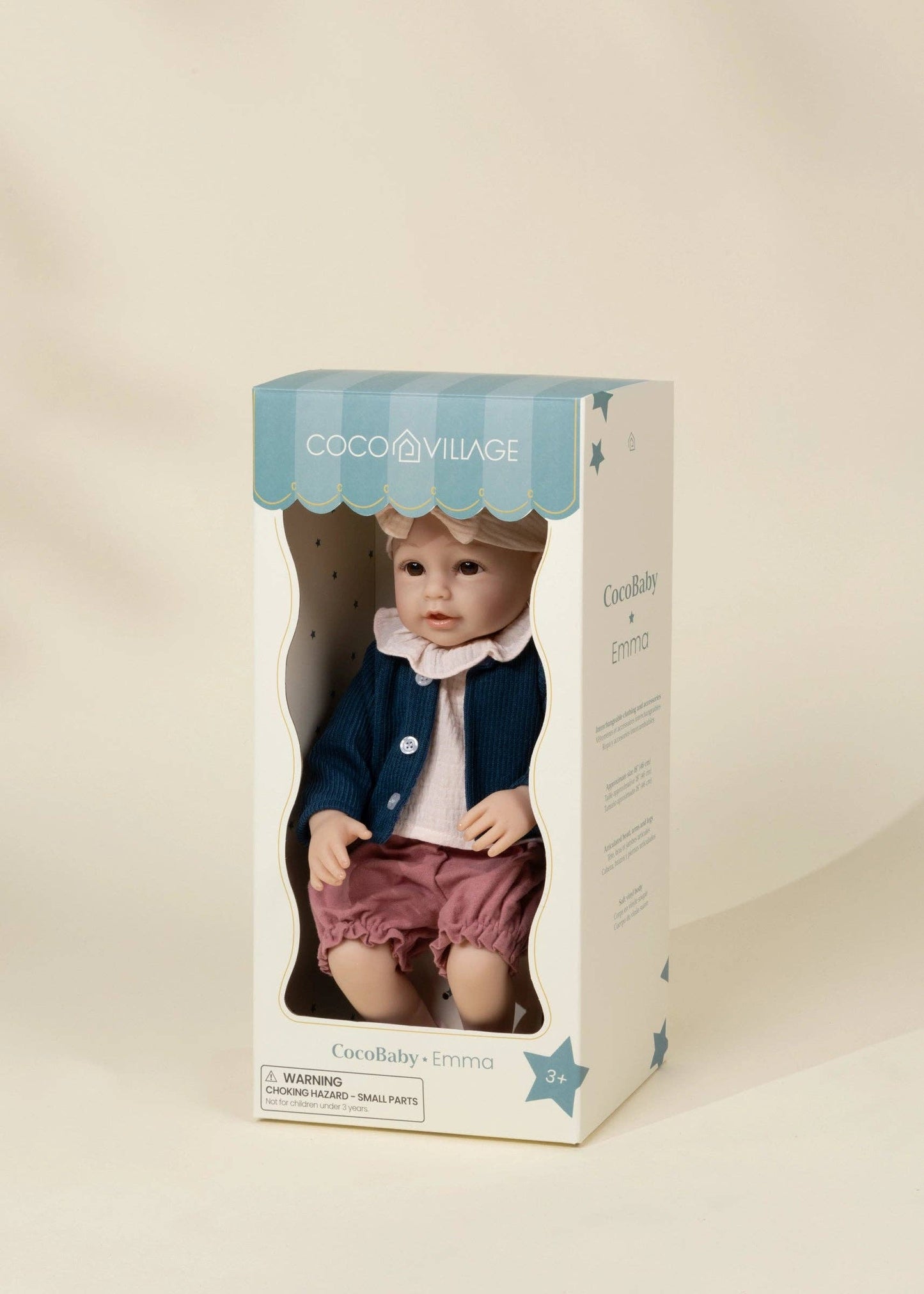 CocoBaby Emma – 18" Baby Play Doll