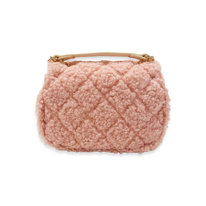 Sherpa Mixed Quilted Purse