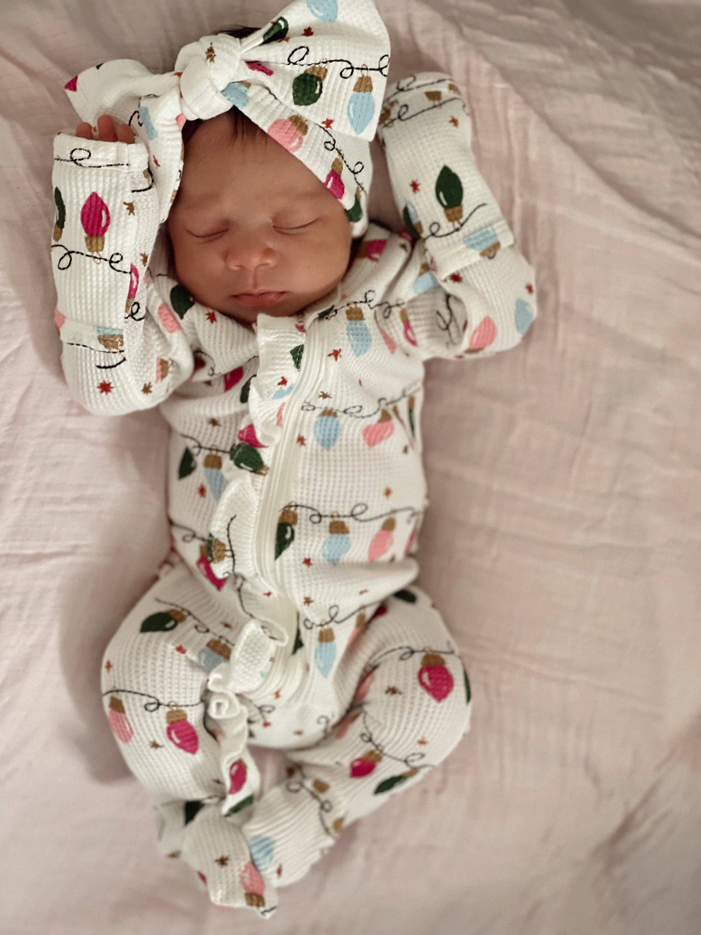 Christmas Lights Bow