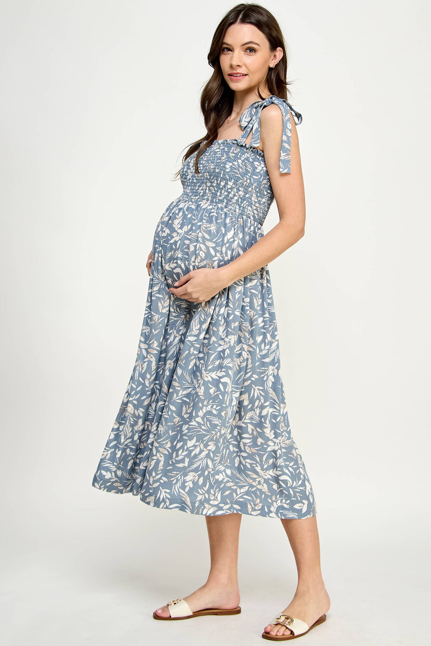 Light Blue Midi Dress