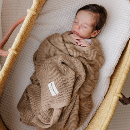 Heritage Knit Baby Blanket