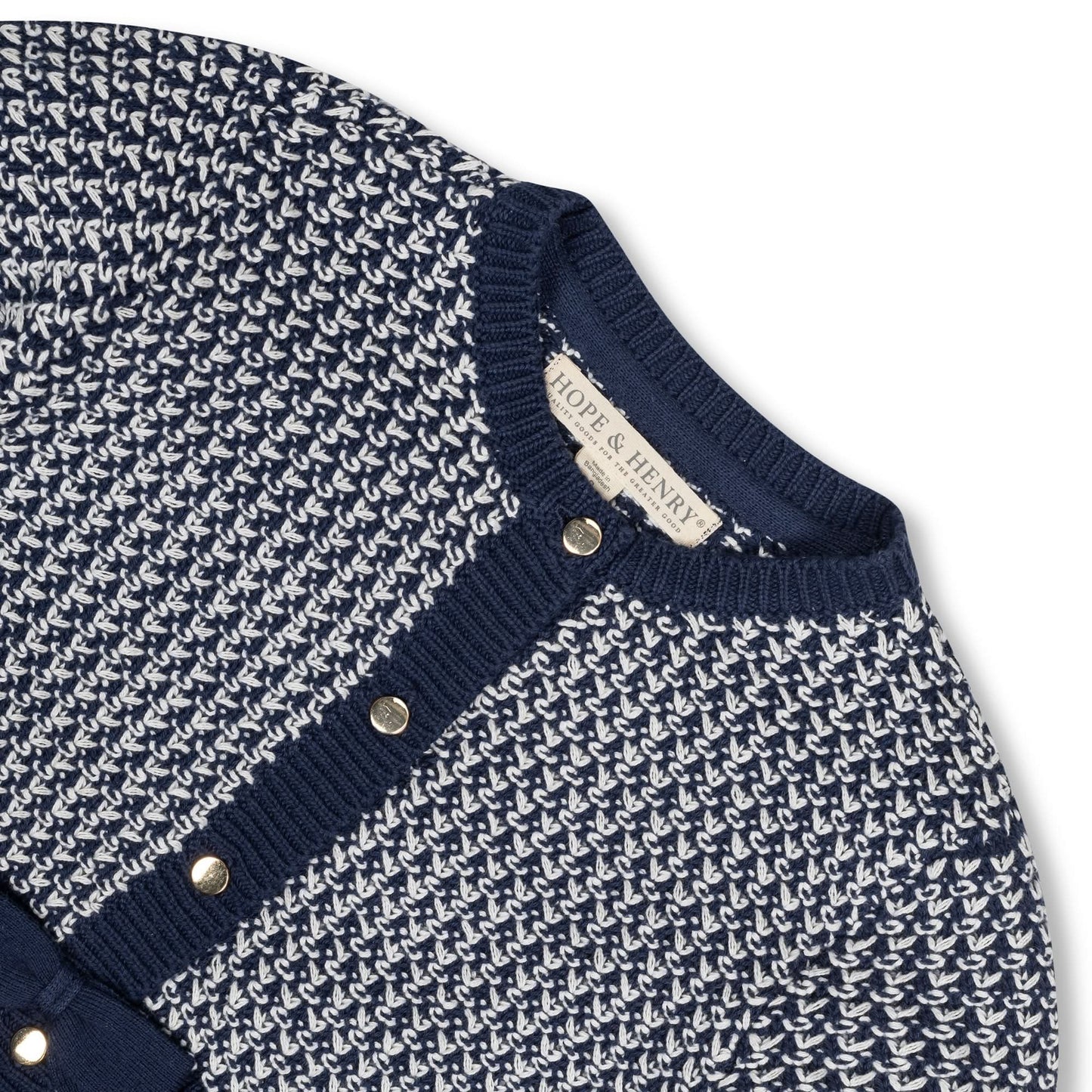 Organic Tweed Cardigan