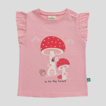 Mushroom House Tee & Shorts Set