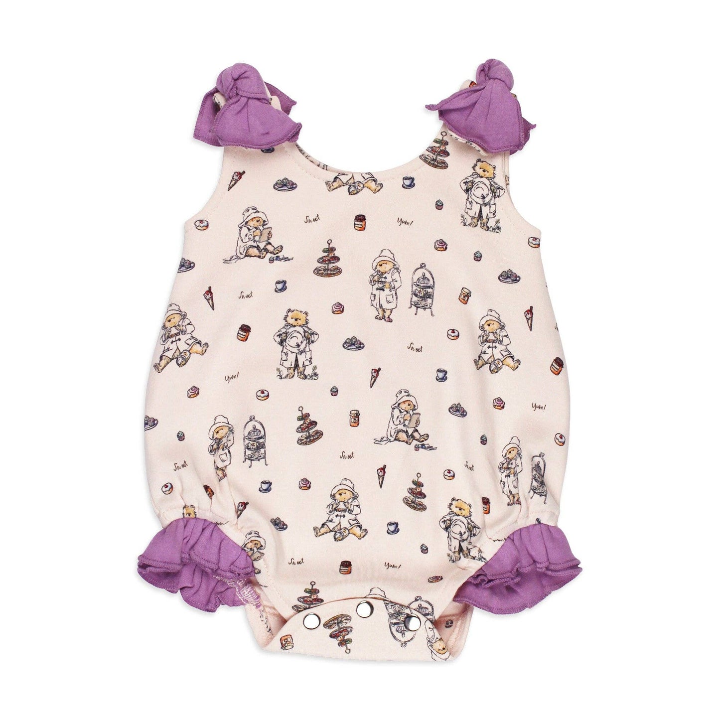 Purple Bowtie Bodysuit