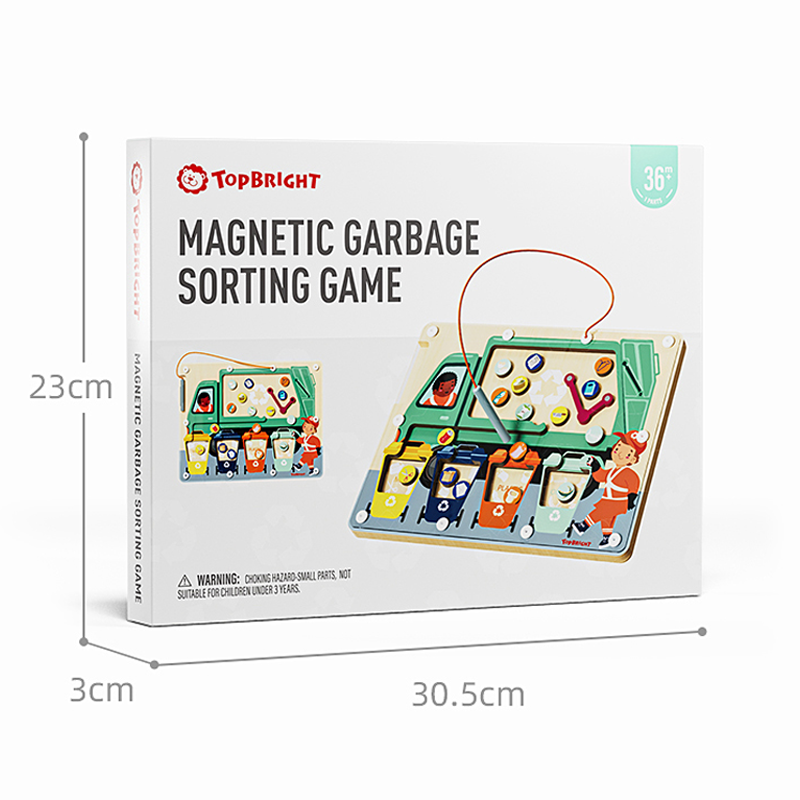 Topbright! Waste Sorter Magnetic Maze Board