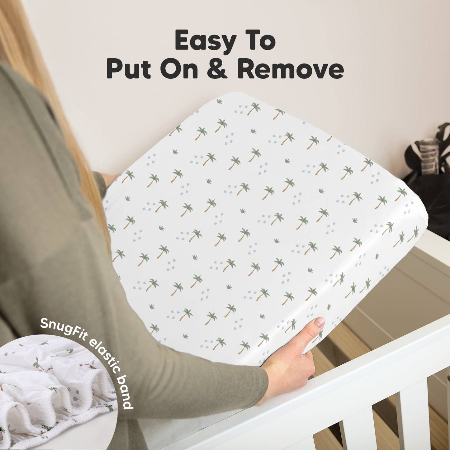 2-pack Organic Cotton Fitted Crib Sheet