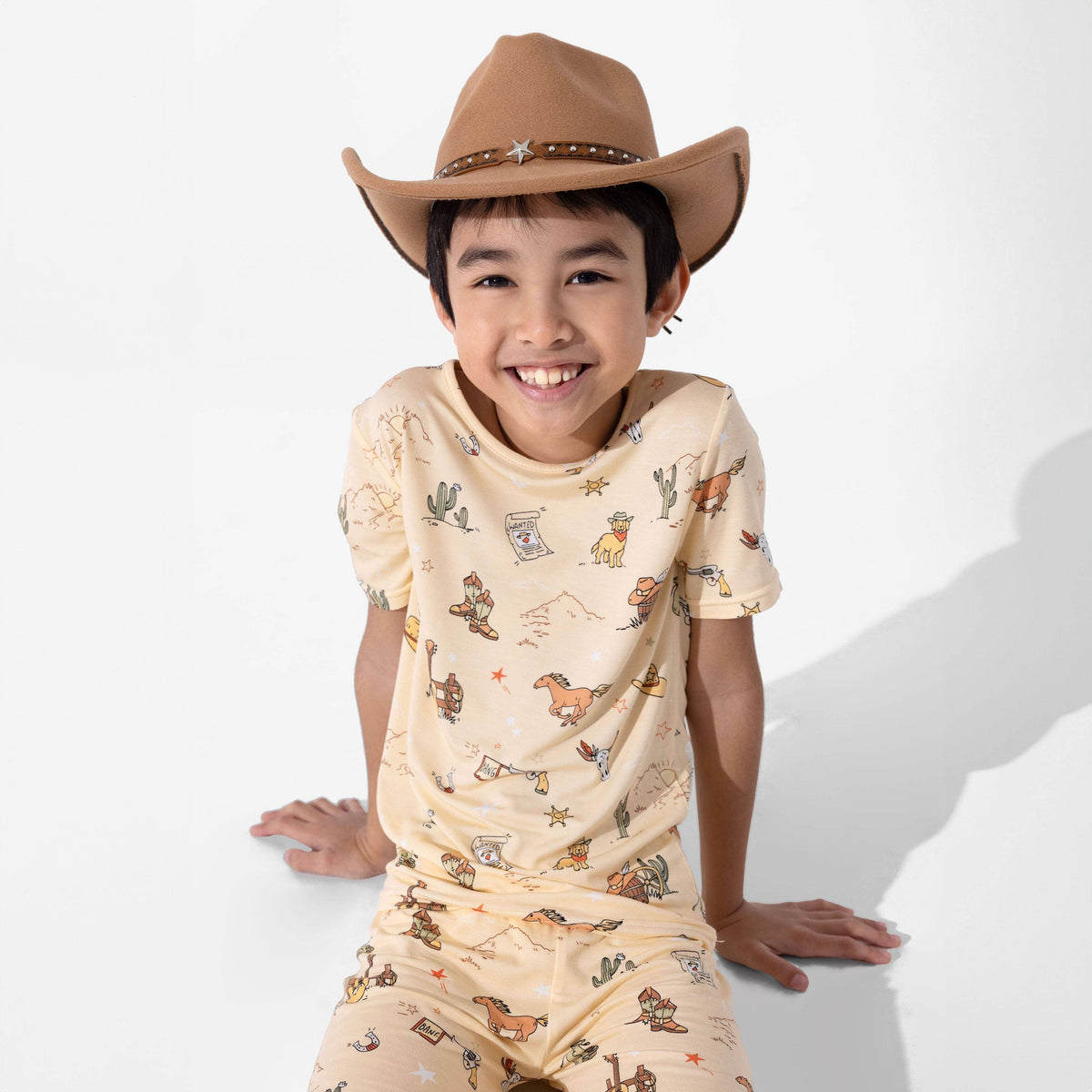 Cowboy Pjs Short Set