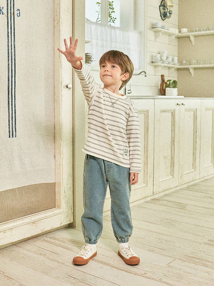 Baggy Washed Denim Pants