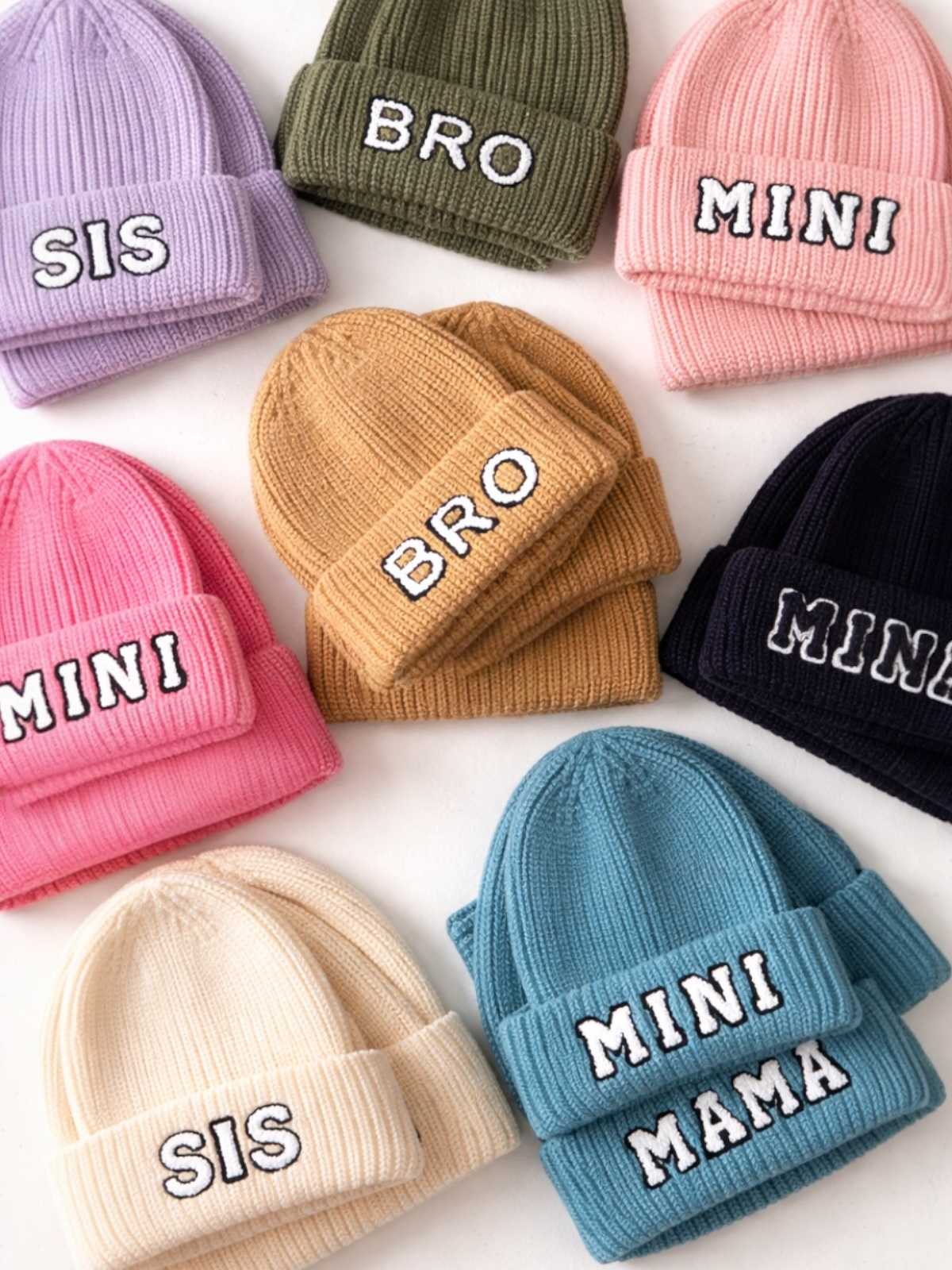 Mini Knit Hat, French Blue