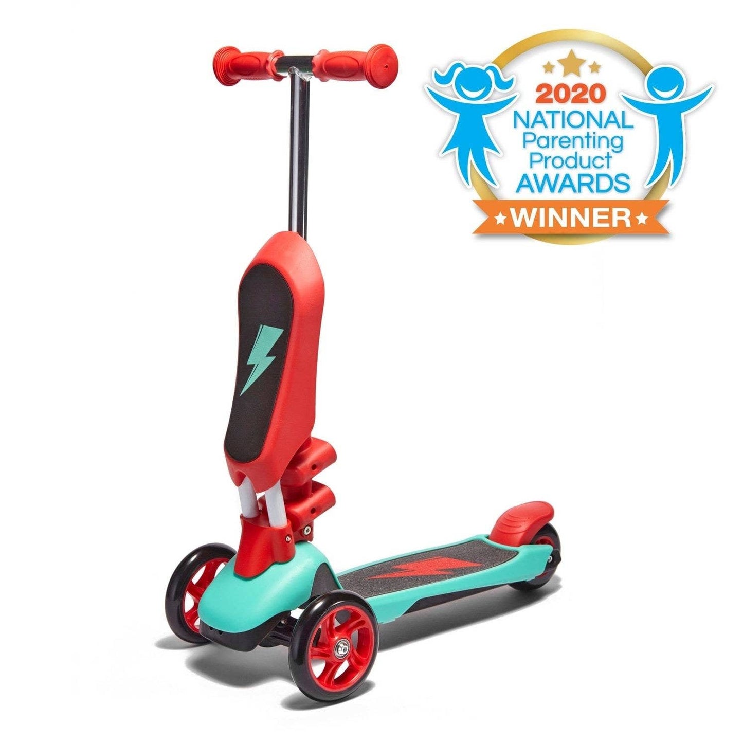 Red SVOLTA Ace 2-in-1 Scooter