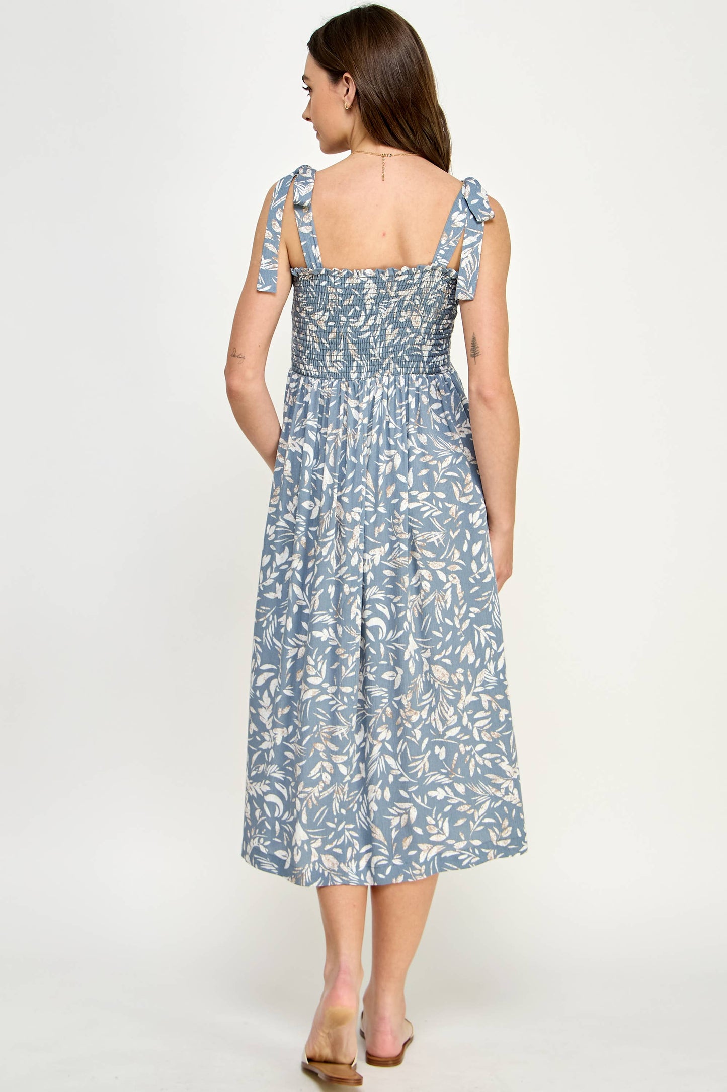 Light Blue Midi Dress