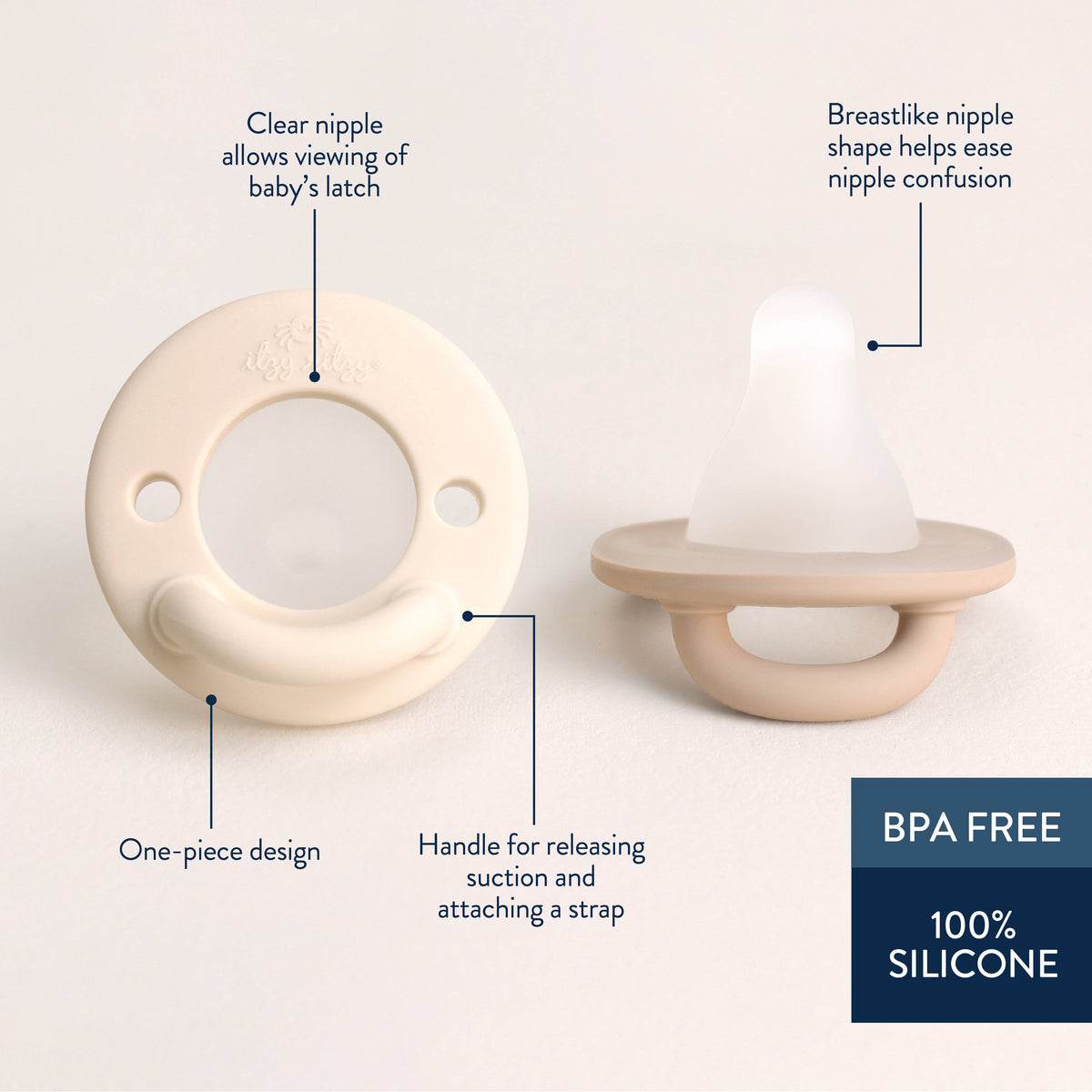 Latch & Soothe™ Breastlike Pacifier