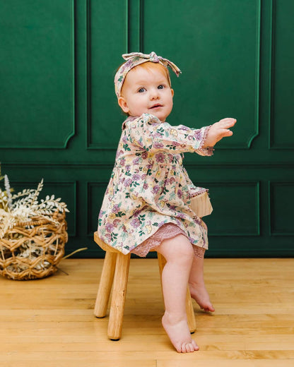 Floral Dress & Bloomer Set