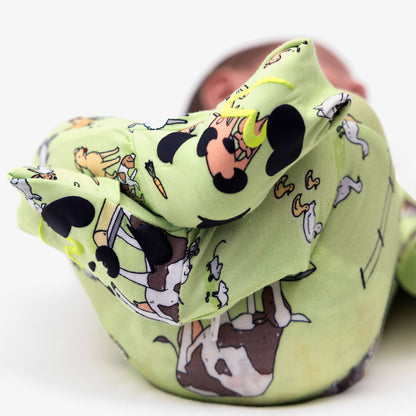 Farm Animals Convertible Footie