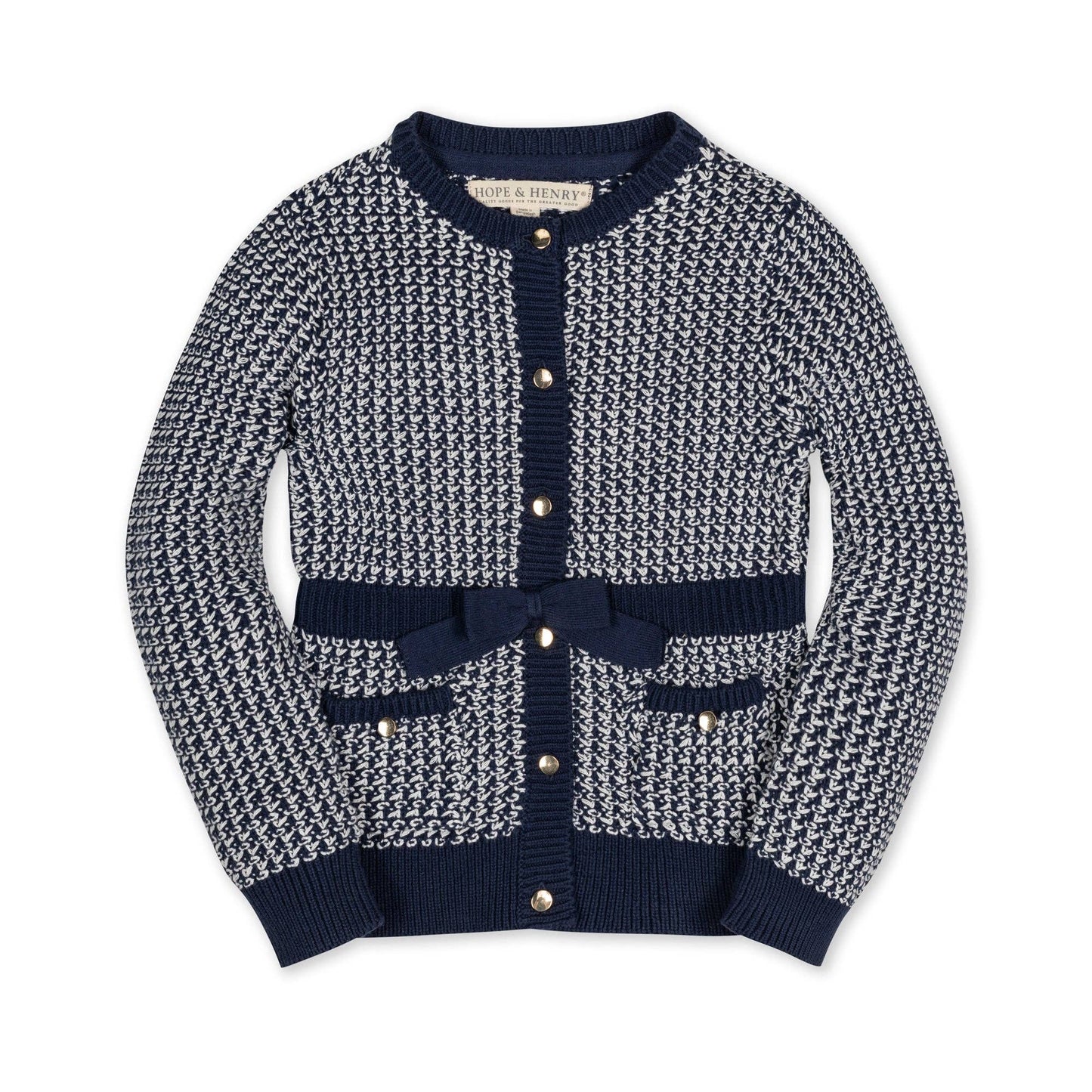 Organic Tweed Cardigan
