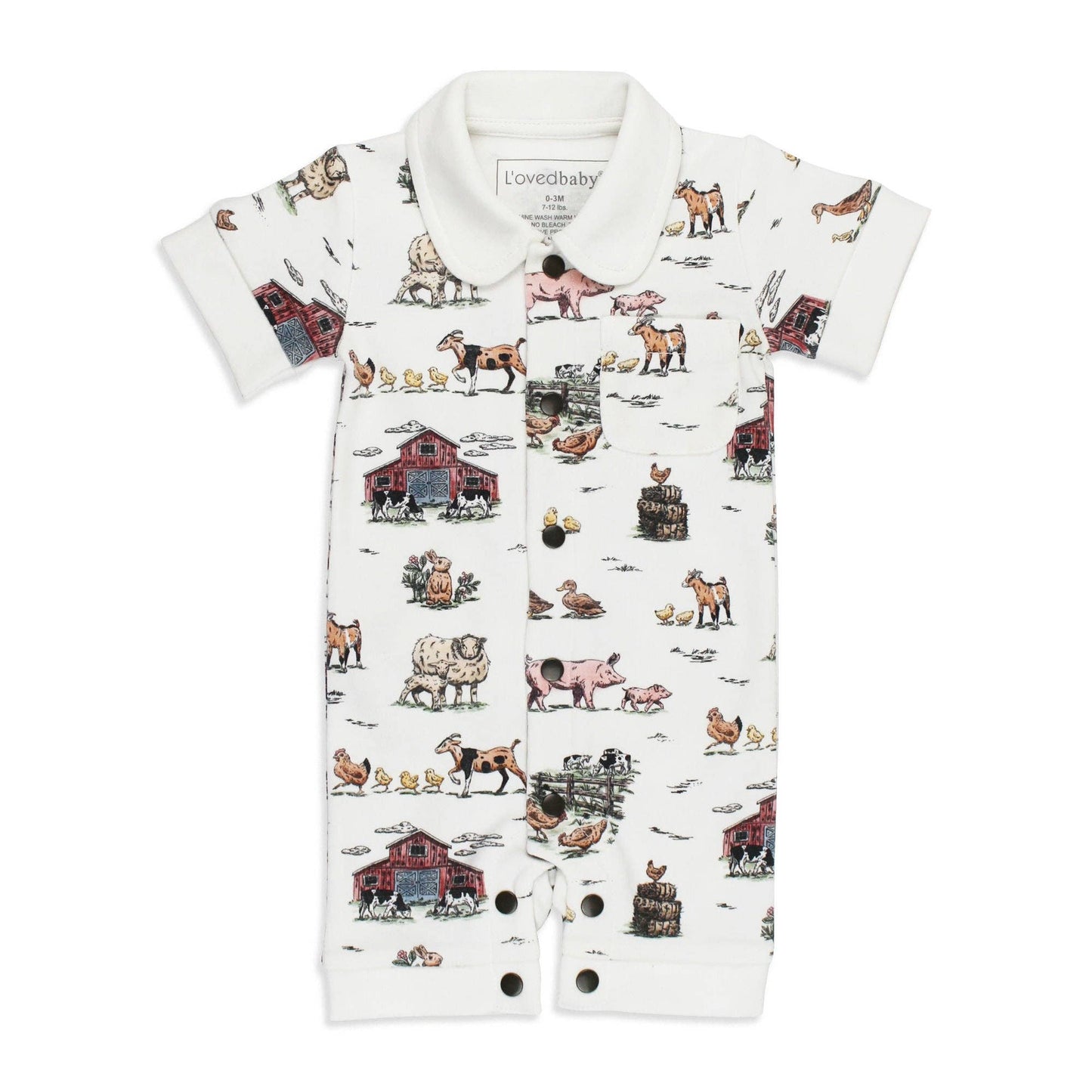 Farm Friends Organic Romper