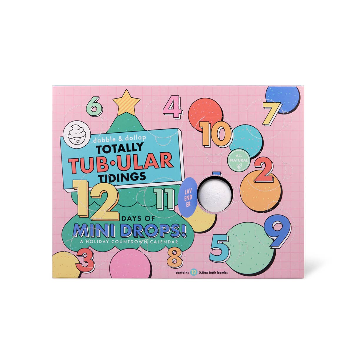 12 Days of Mini Bath Bombs Countdown Calendar