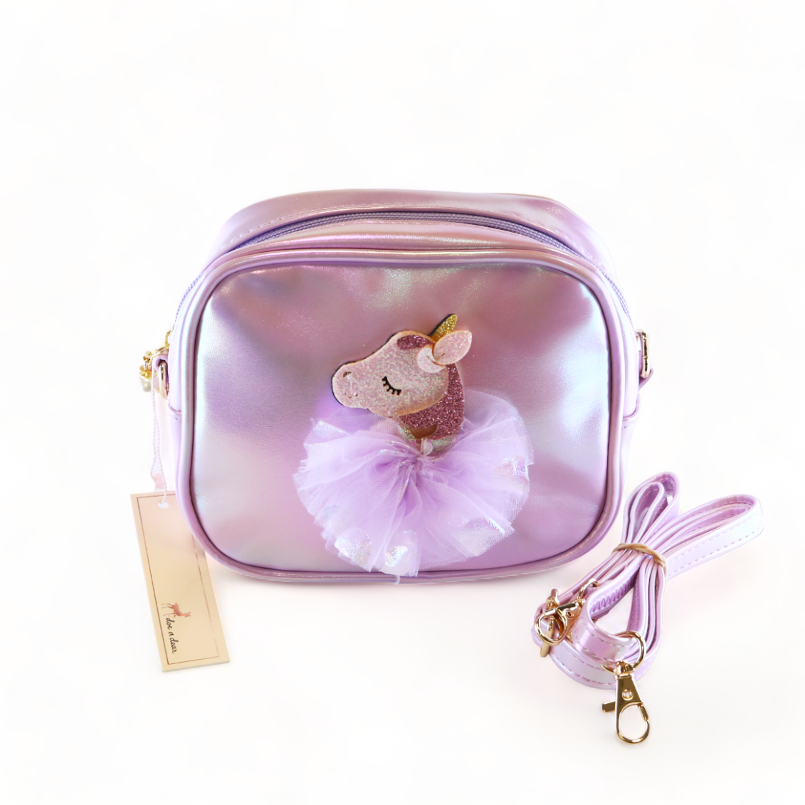 Unicorn Holographic Purple Purse