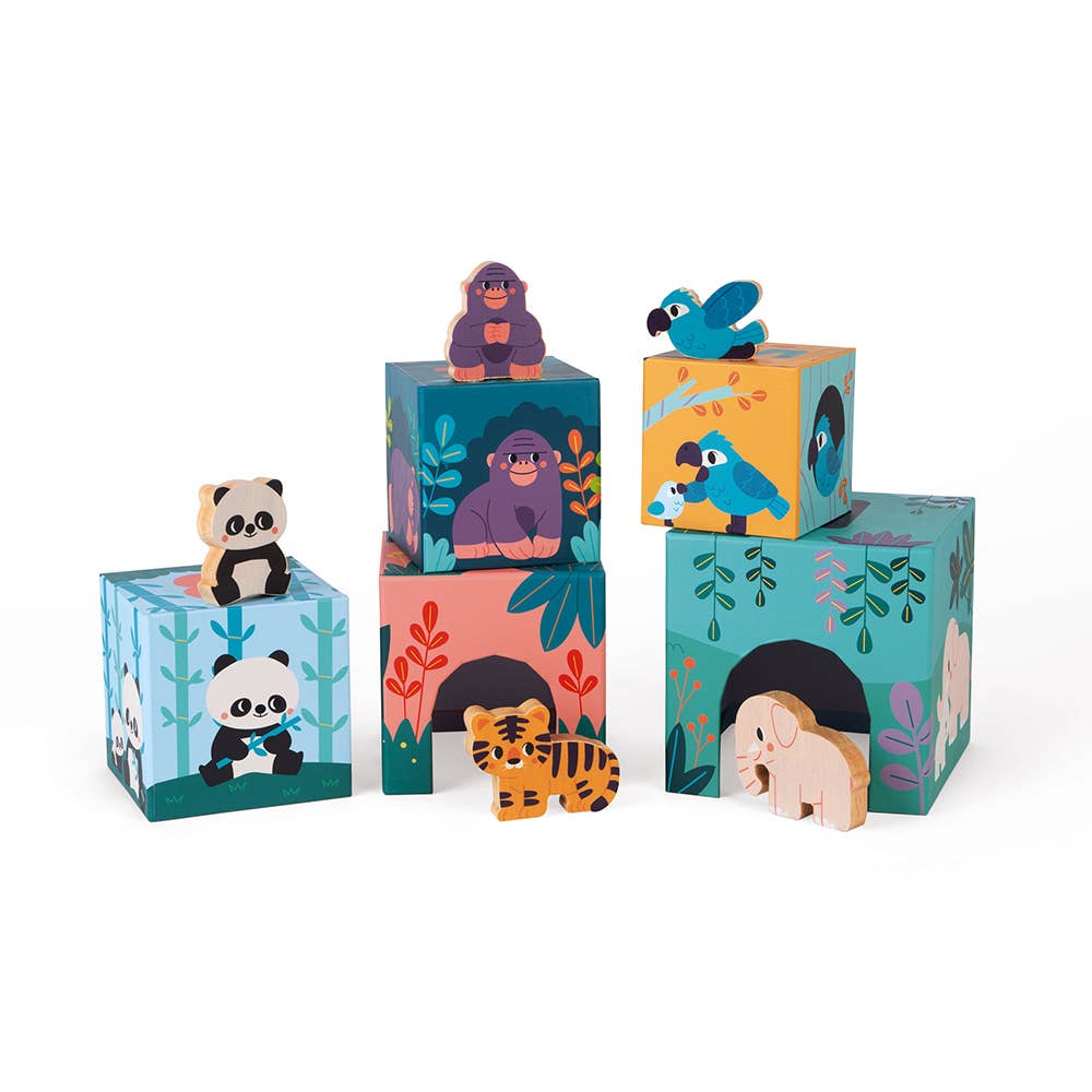 Pyramid and Animal Figurines