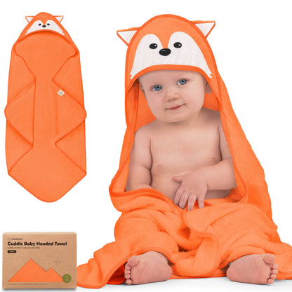KeaBabies Cuddle Baby Hooded Towel