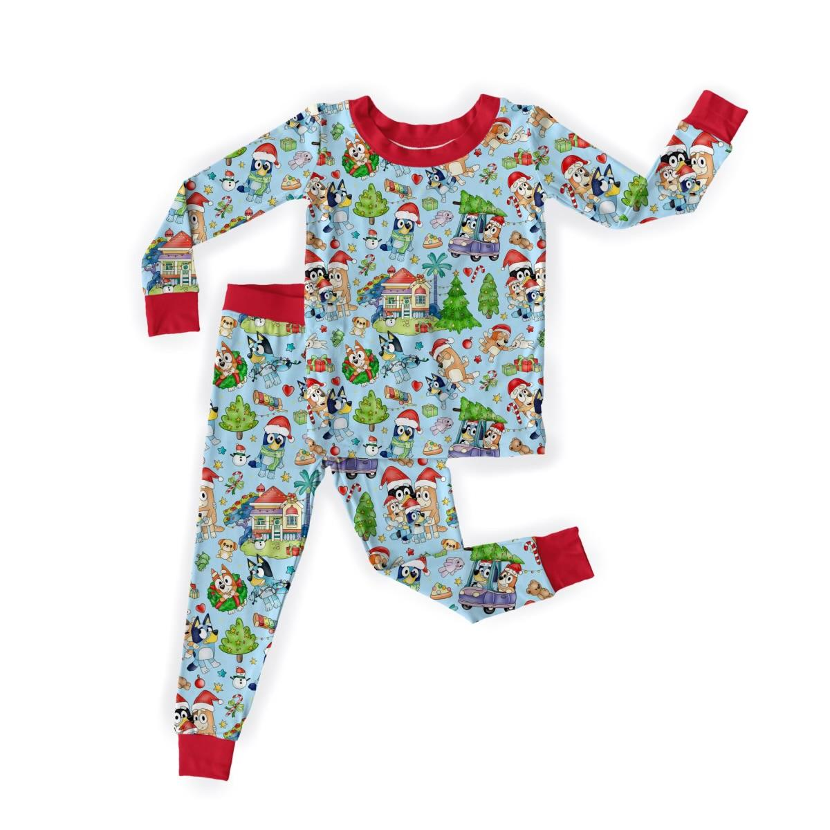 Bluey Christmas Long Sleeve Pjs