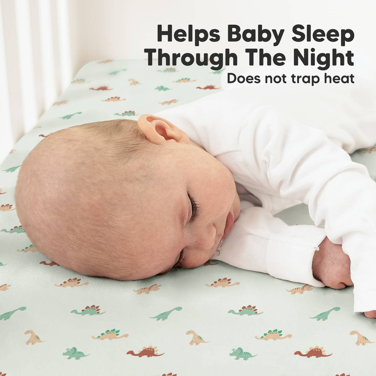2-pack Organic Cotton Fitted Crib Sheet