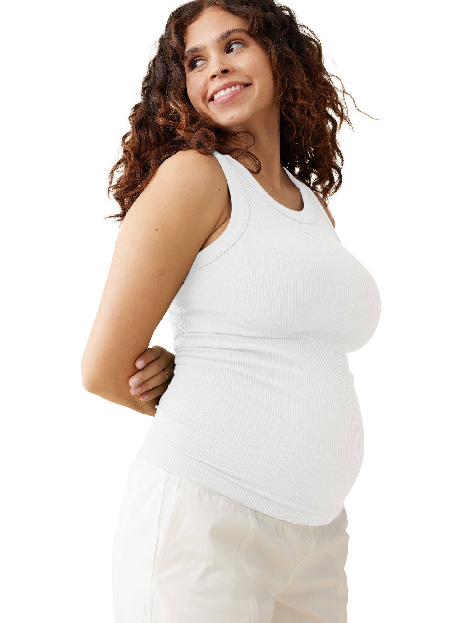 Maternity Seamless Rib Tank