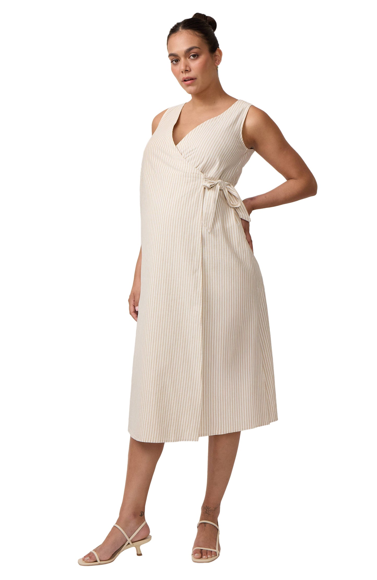 Côte Linen Maternity Dress