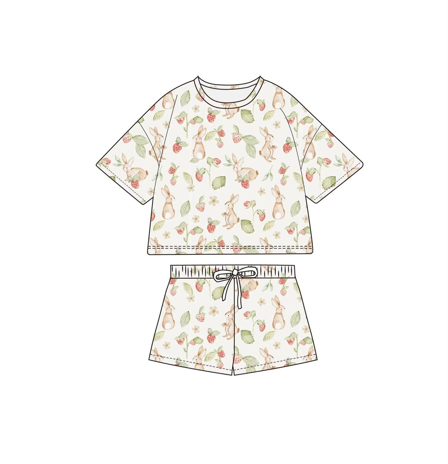 Strawberry Bunnies Set