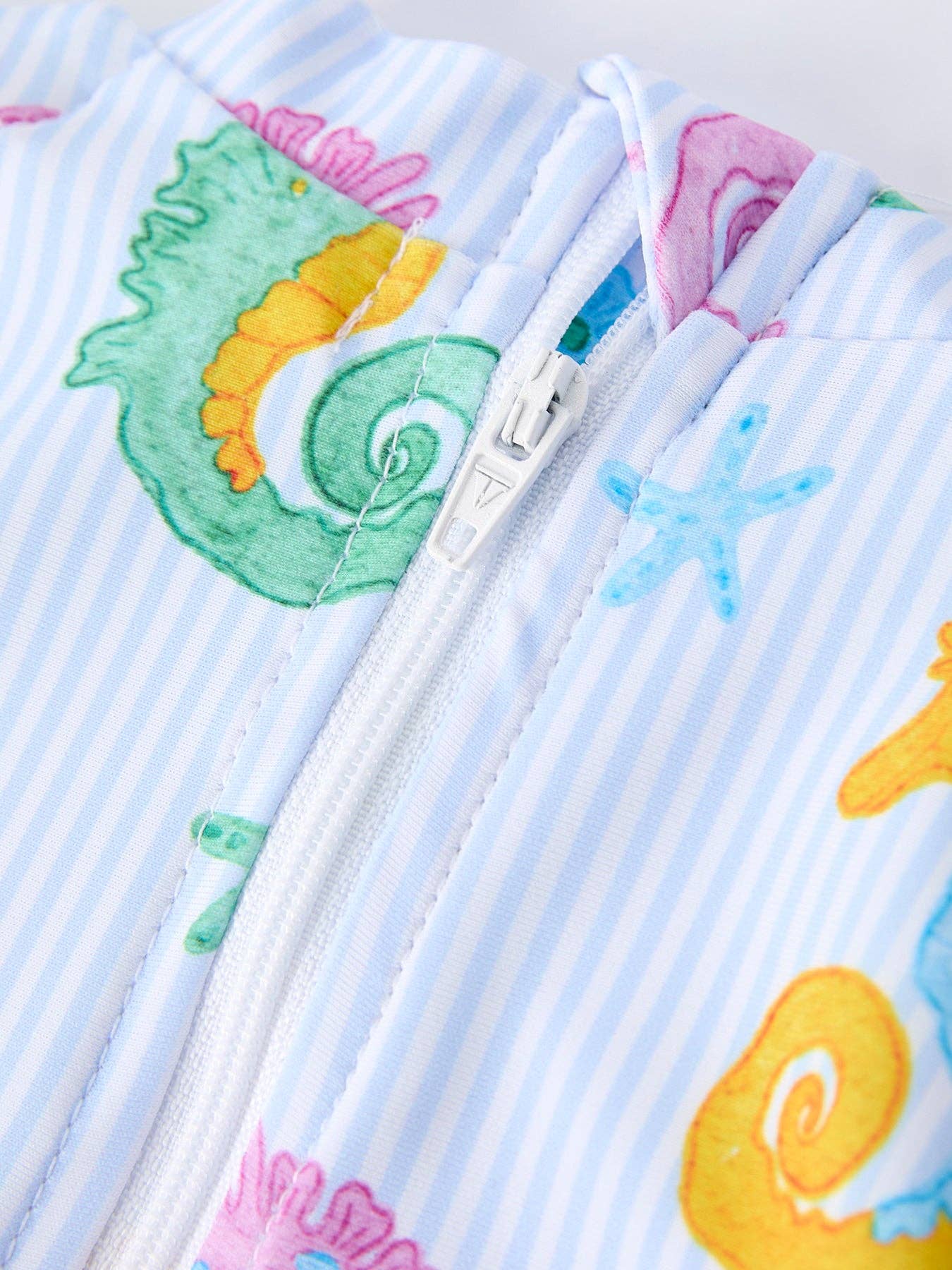 Seahorse Ruffle One Piece Swimsuit