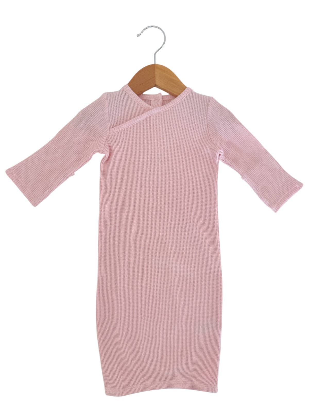 Blush Organic Waffle Gown