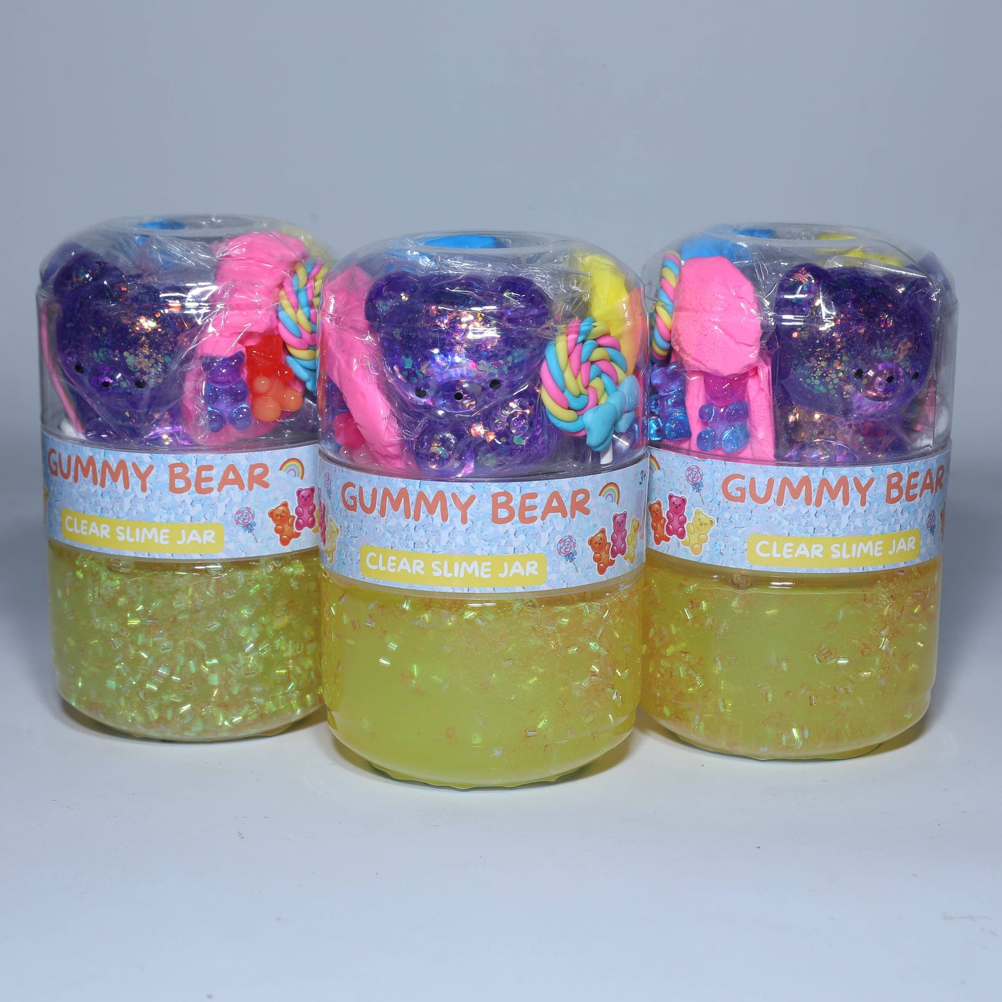 Gummy bear  clear slime   