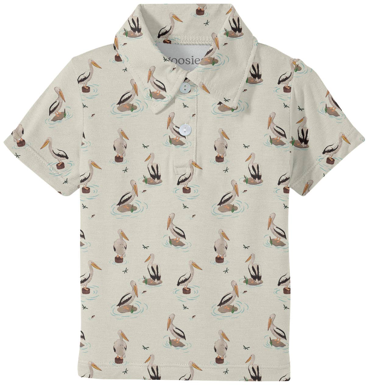 Coastal Pelicans - SS Polo Shirt