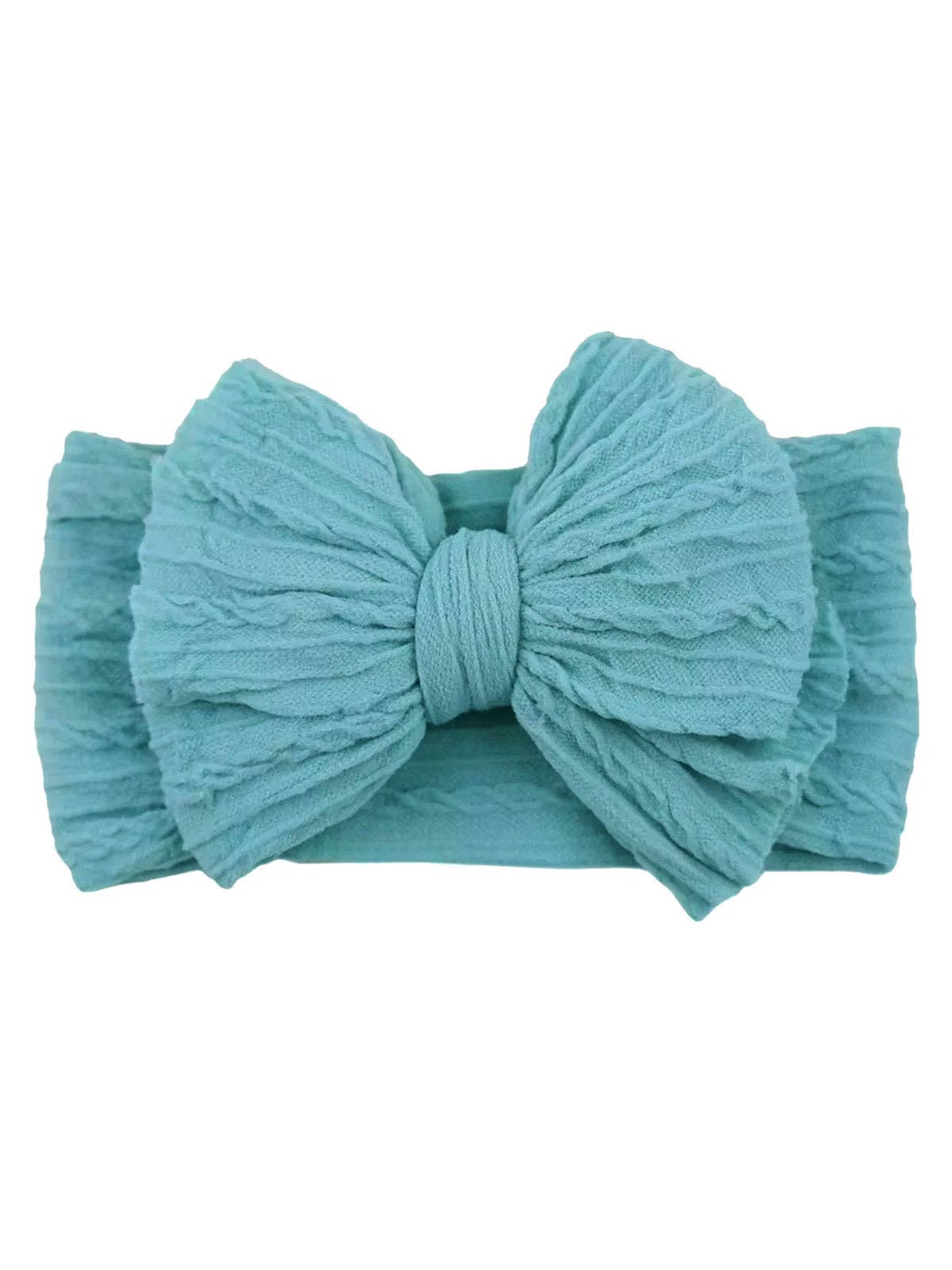 Delphinium Blue Cable Bow