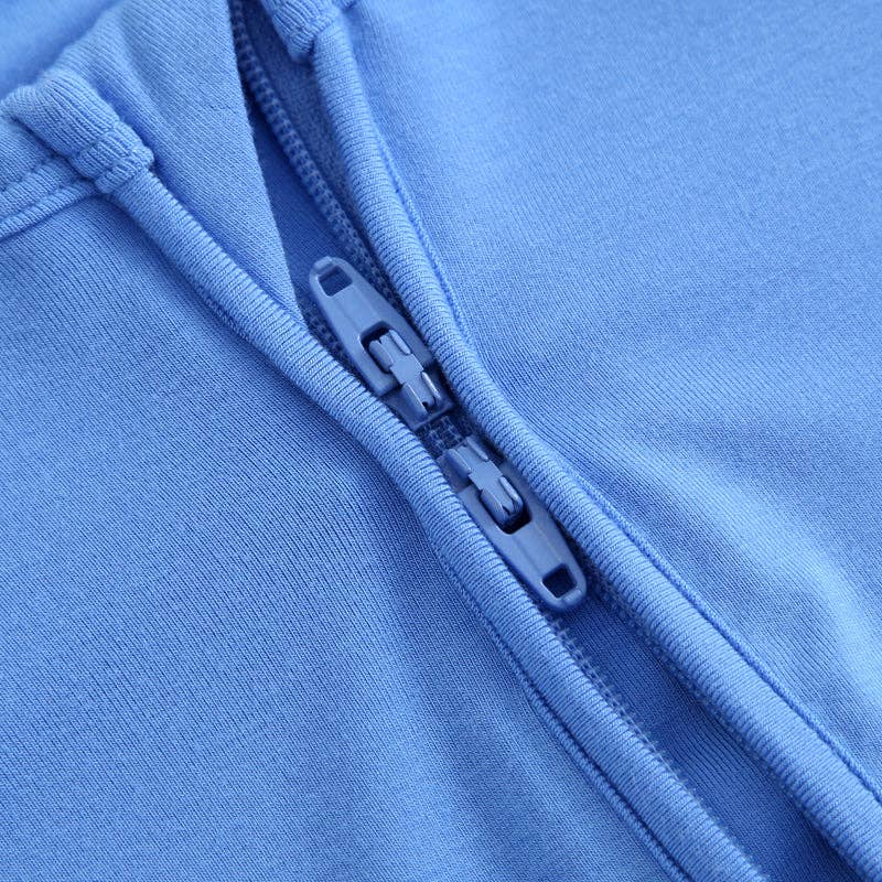 Pure Blue Zip Pjs