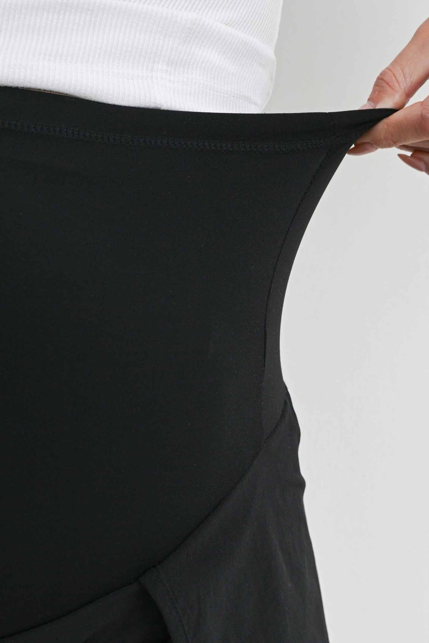 Maternity Workout Shorts w/Belly Band