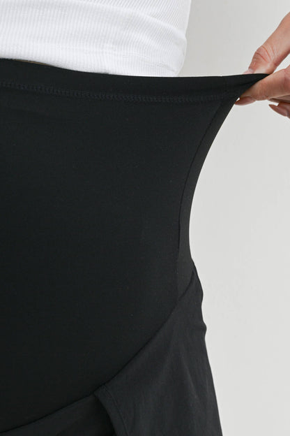 Maternity Workout Shorts w/Belly Band