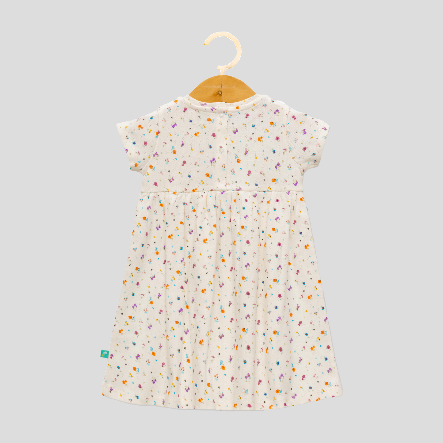 Floral Flair Dress with Bow
