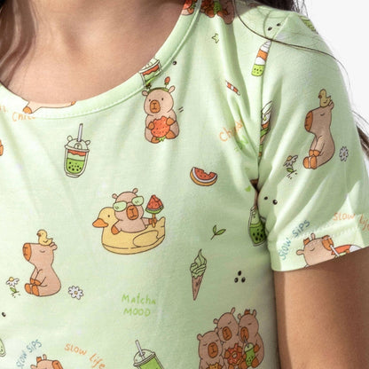 Capybara Pjs Short Set