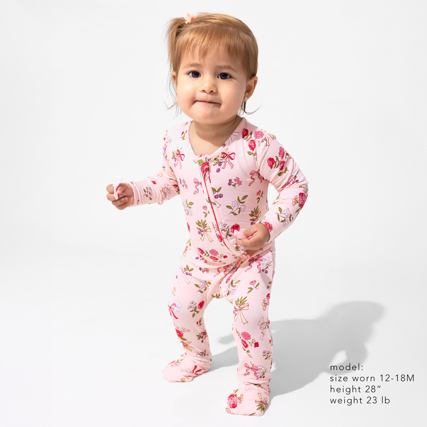 Bows & Blooms Footie