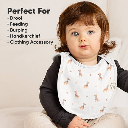 8-Pack Hallo Drool Bibs Wilderness