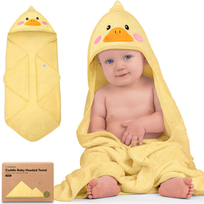 Duckling Cuddle Baby Hooded Towel