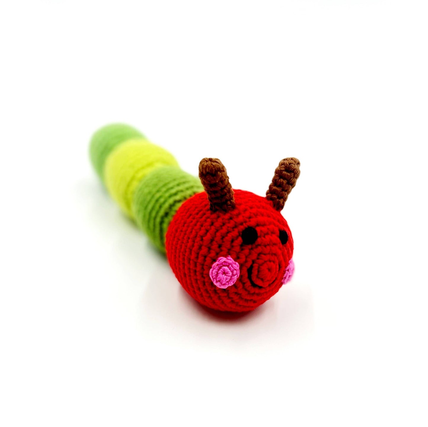 Garden Toy Bug - Caterpillar Rattle