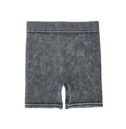 Acid Wash Biker Shorts