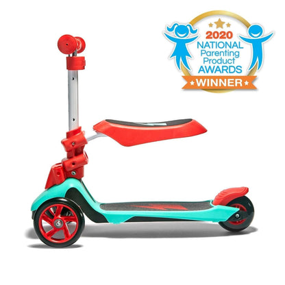 Red SVOLTA Ace 2-in-1 Scooter