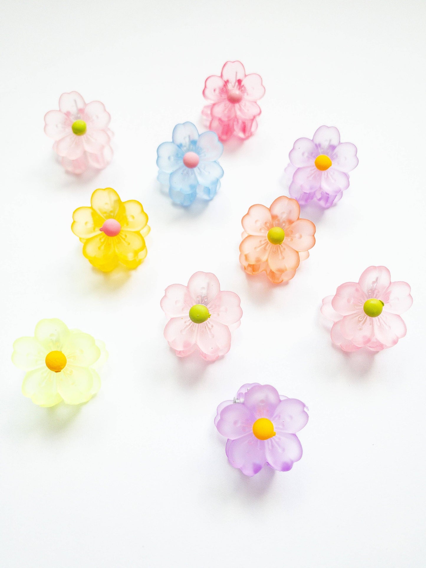 Sakura Flower Small Hair Claws