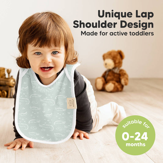 8-Pack Hallo Drool Bibs Wilderness